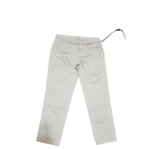 Garnet Hill Womens Organic Cotton & Lycra Pants Size 10B Beige - Picture 9 of 9